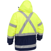 Bisley® ANSI Type R Class 3 and CSA Z96 Class 2 X-Back Extreme Cold Jacket with Navy Bottom